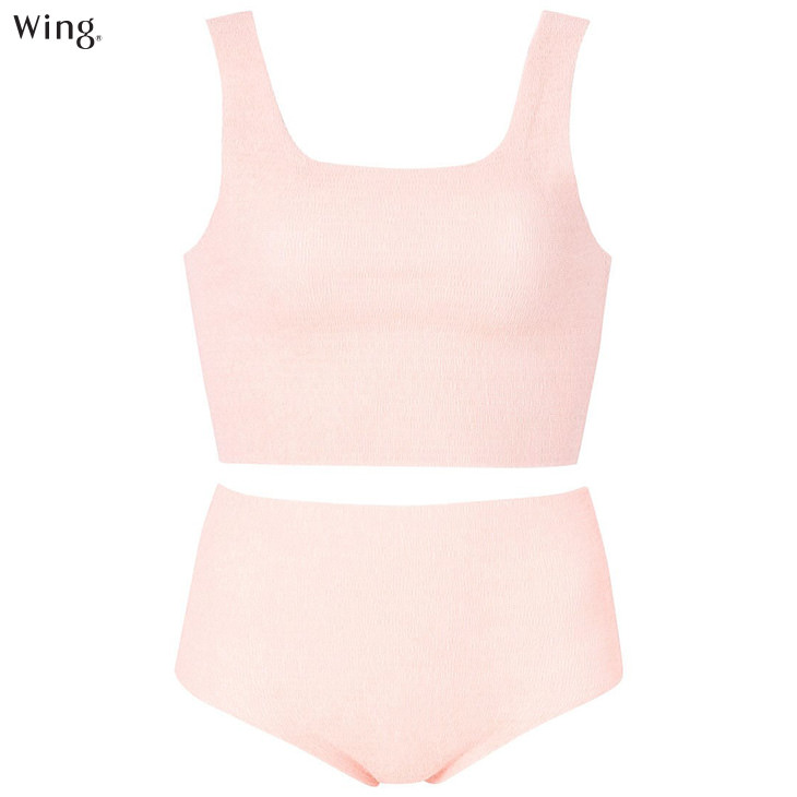 ワコール Wacoal Wing ウイング 使いきりインナー 使い捨て ブラショーツセット ANYANY 3組セット 防災 災害 入院 CW1000