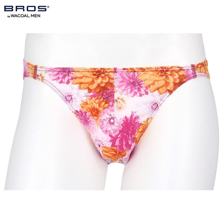 ワコール ブロス BROS メンズ ビキニ ハナコトバパンツ パンツ 前閉じ 下着 男性用 gf2221 MLサイズ
