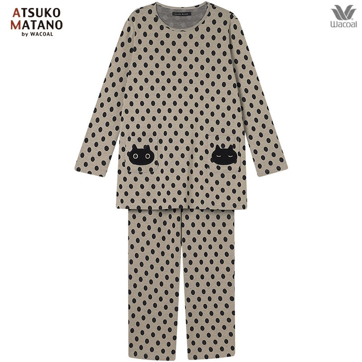 未使用タグ付き　マタノアツコ　　ポケットフリル　パジャマ　ルームウェア　ワコール ATSUKO MATANO by WACOAL マタノアツコ ワコール wacoal パジャマ