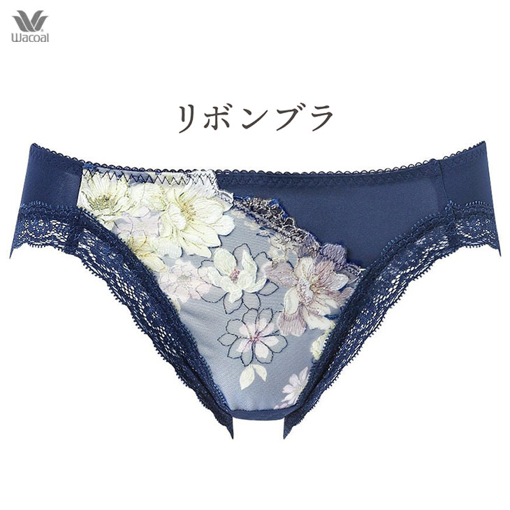 WACOAL（ワコール） 脇すっきり リボンブラ ペアショーツ MLサイズ