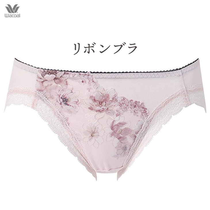 WACOAL（ワコール） 脇すっきり リボンブラ ペアショーツ MLサイズ