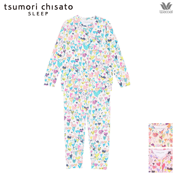 20%OFF ツモリチサト tsumori chisato ワコール パジャマ ルームウェア ナイトウェア もこもこ モコモコ 部屋着 タイツ 温かい  暖かい 極暖 起毛 ロング袖＋ロン
