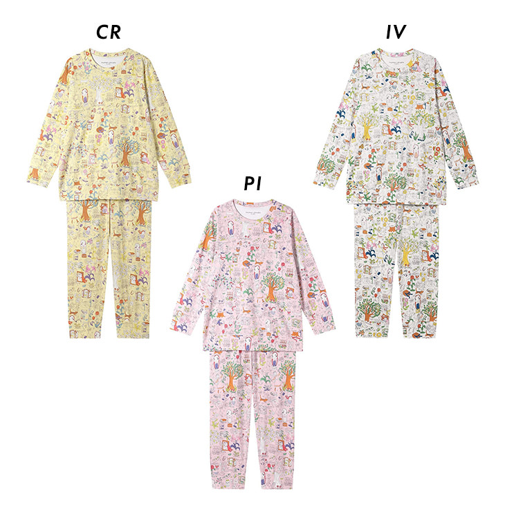 ワコール　カラフルパジャマ♥tsumori chisato L寸上下セット tsumori chisato SLEEP ツモリチサト ワコール wacoal パジャマ