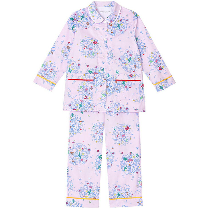 30%OFF ツモリチサト tsumori chisato ワコール パジャマ ルームウェア 部屋着 ナイトウェア  前開きタイプ ボタン 綿100% 綿サテン素材 UDX545
