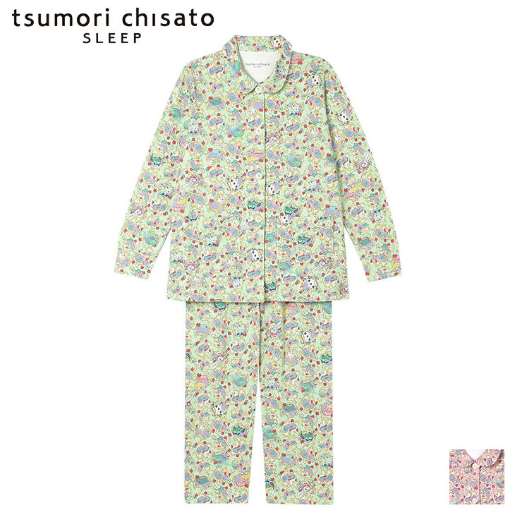 ツモリチサト tsumori chisato ワコール wacoal パジャマ ルームウェア 部屋着 長袖 ツモリチサトスリープ 寝間着 秋冬 udx592