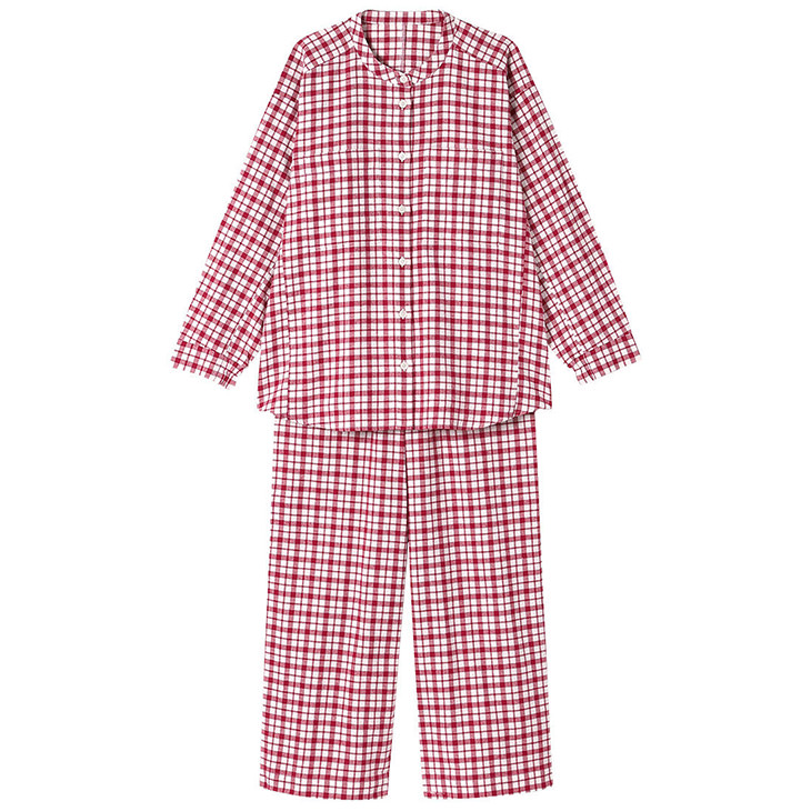 新品タグ付き ワコール 睡眠科学 パジャマ ルームウェア チェック 春夏 M WACOAL（ワコール） 睡眠科学 レディース パジャマ ルームウェア 部屋