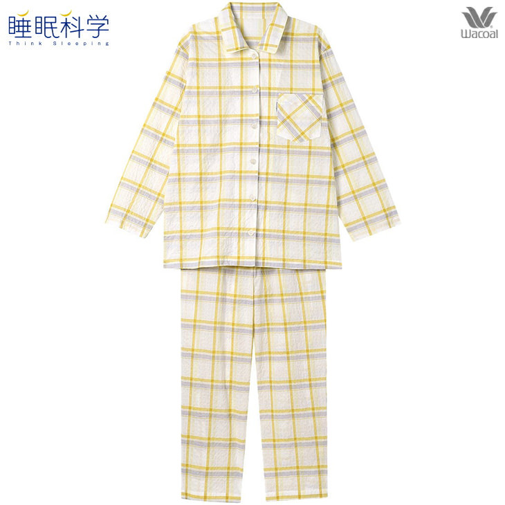 【新品！】ワコール　睡眠科学　パジャマ　チェック柄 WACOAL ワコール wacoal 睡眠科学 レディース パジャマ ルーム