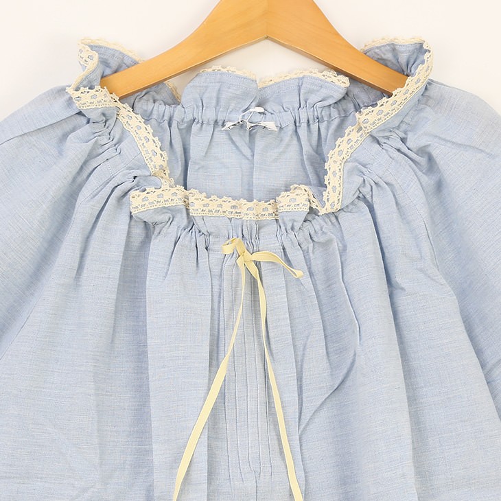 20%OFF イクコ IKUKO シングルガーゼ オーガニックコットン ギャザー