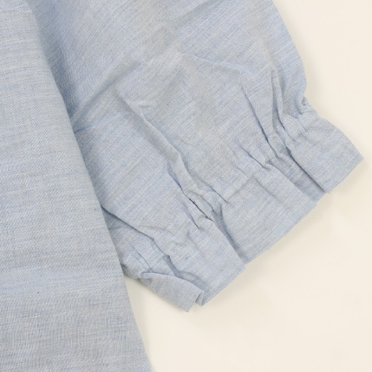 20%OFF イクコ IKUKO シングルガーゼ オーガニックコットン ギャザー