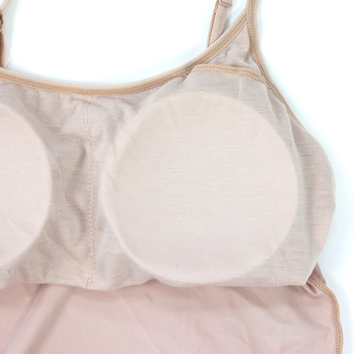 涼感 キャミソール カップ付き ブラトップ ブラキャミ ニット トップス