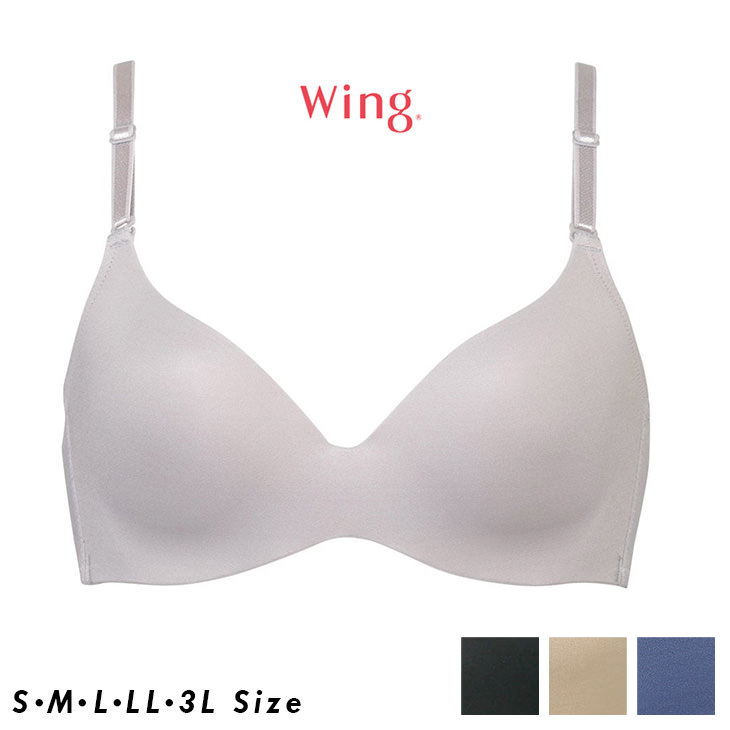 Date. ワコール Wacoal Wing シンクロブラ ノンワイヤーブラ 3/4