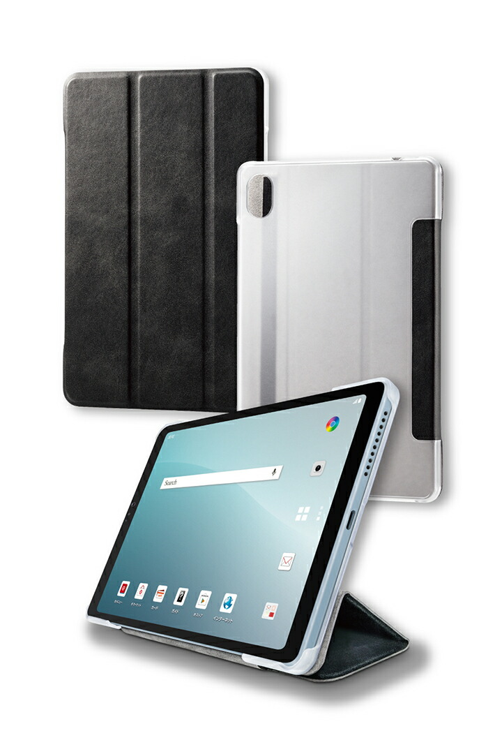 ELECOM（エレコム） dtab Compact d-52C 用 フラップカバー 背面クリア