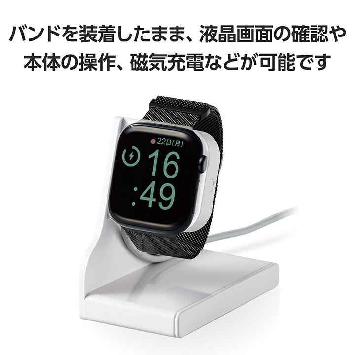 Apple Watch Series 5, 44мм Space Grey с черна силиконова каишка