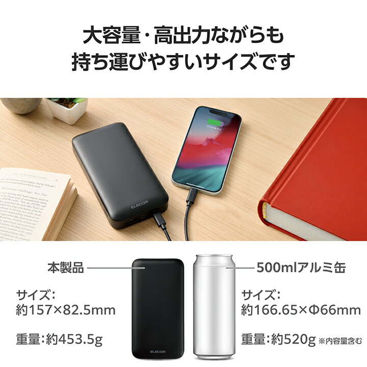 【新品未開封】ELECOMモバイルバッテリー　20000mAh Amazon | エレコム モバイルバッテリー 20000mAh 大容量 ( USB