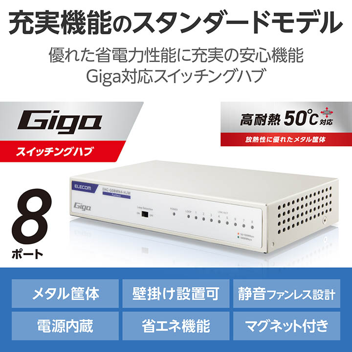 【新品・未使用】エレコム 2.5Gbps対応スイッチングハブ Amazon | エレコム スイッチングハブ ギガビット対応 8ポート