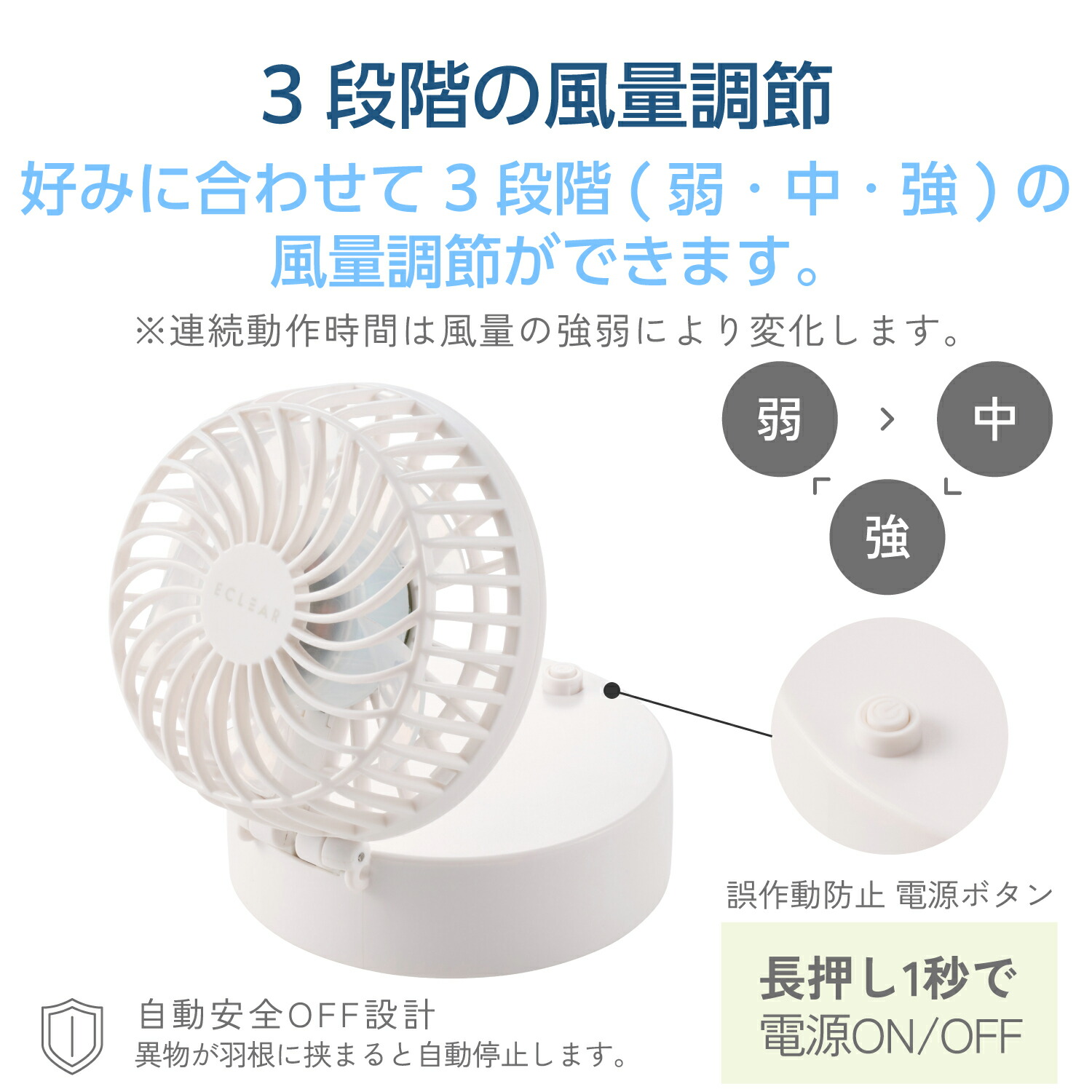 ミニファン ミラー付き | エレコムダイレクトショップ本店はPC