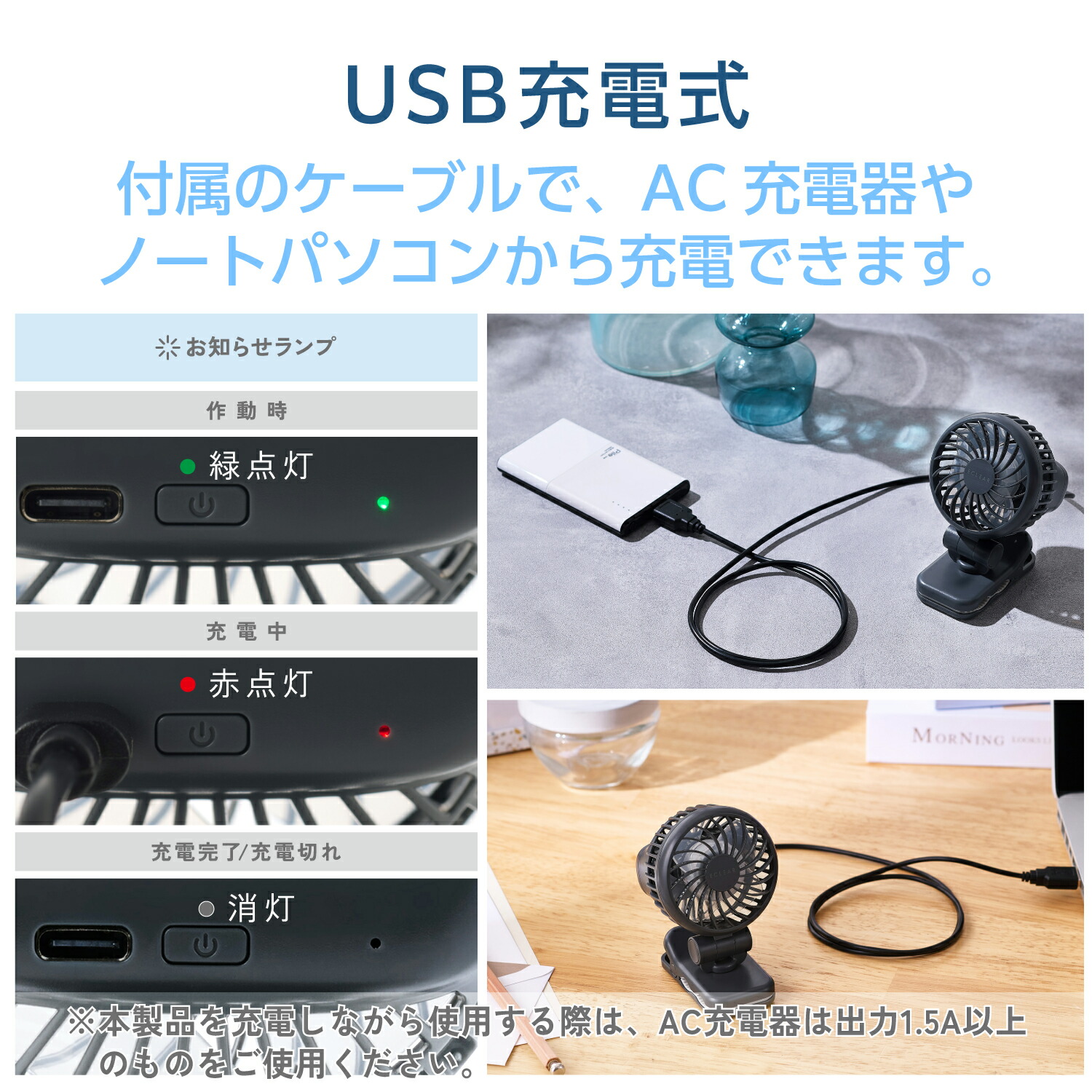 かおり 白2緑1⬛︎小型クリップファン【ピンク】5時間連続 楽天市場】クリップ 扇風機 2色からご選択(ブルー・ピンク
