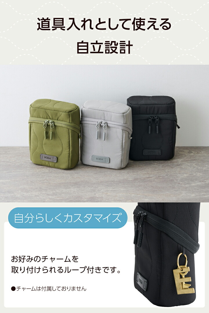 ELECOM（エレコム） ガジェットポーチ キルティング ツールポーチ