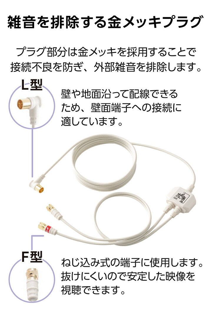 分波器 | エレコムダイレクトショップ本店はPC周辺機器メーカー