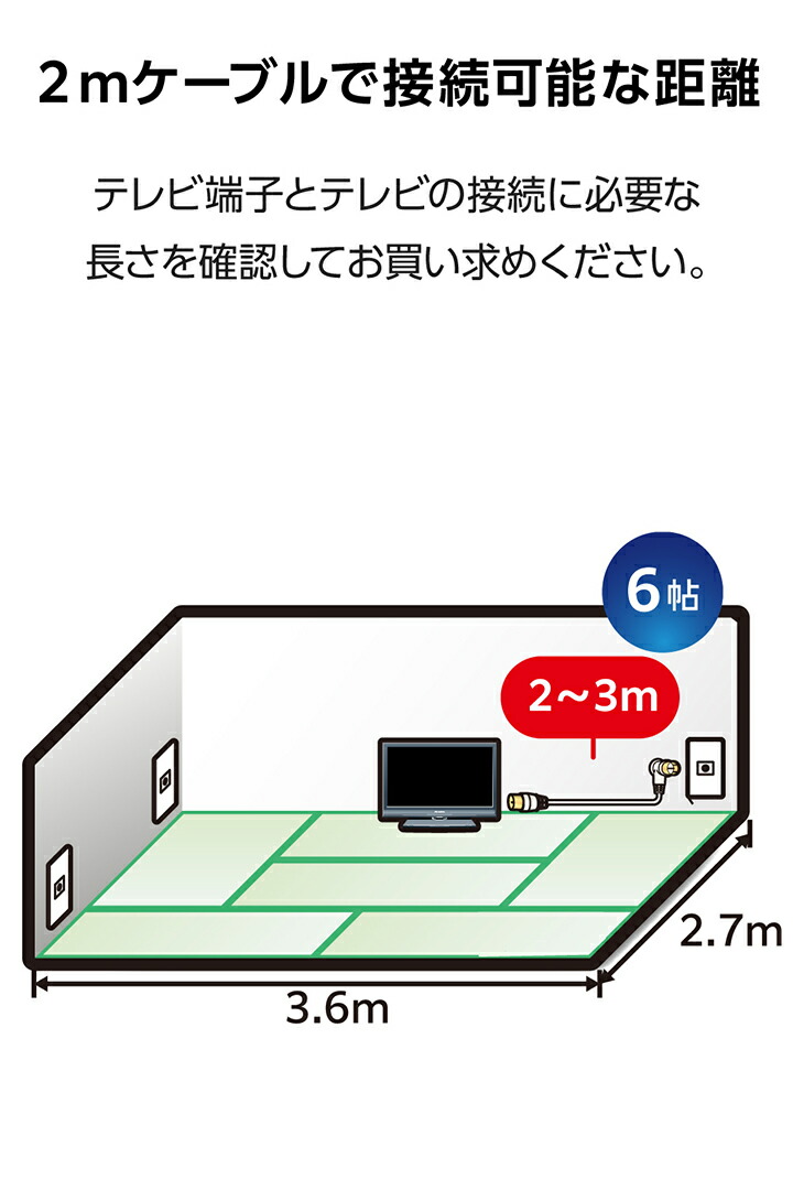テレビ接続用同軸ケーブル | エレコムダイレクトショップ本店はPC周辺