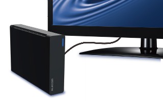 ELECOM エレコム HDD 2TB TV録画対応 ハードディスク 外付け 2TB