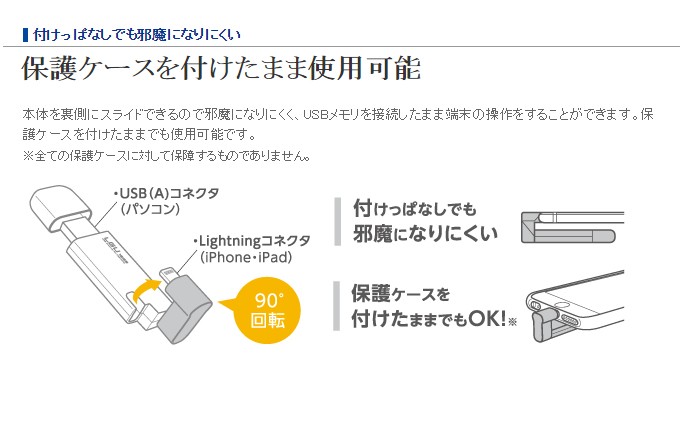 市場 LMF-LGU216GWH フラッシュメモリ ロジテック Lightningコネクタ搭載 USB2.0対応