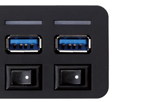 ELECOM（エレコム） 4ポート USBハブ USB 3.0 対応 個別スイッチ付き
