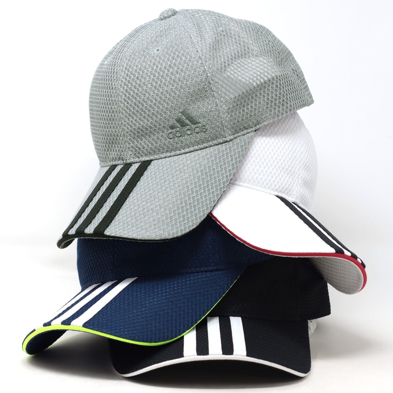 キャップ メンズ adidas スポーツ ロゴ 帽子 日よけ メッシュキャップ 涼しい 軽量 吸汗速乾 アディダス ランニングキャップ 通気性｜elehelm-hatstore｜02