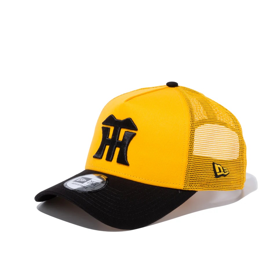 阪神タイガース NEW ERA チェック柄キャップ 男女兼用 NEW ERA ニューエラ 阪神タイガース キャップ メッシュ 帽子 春