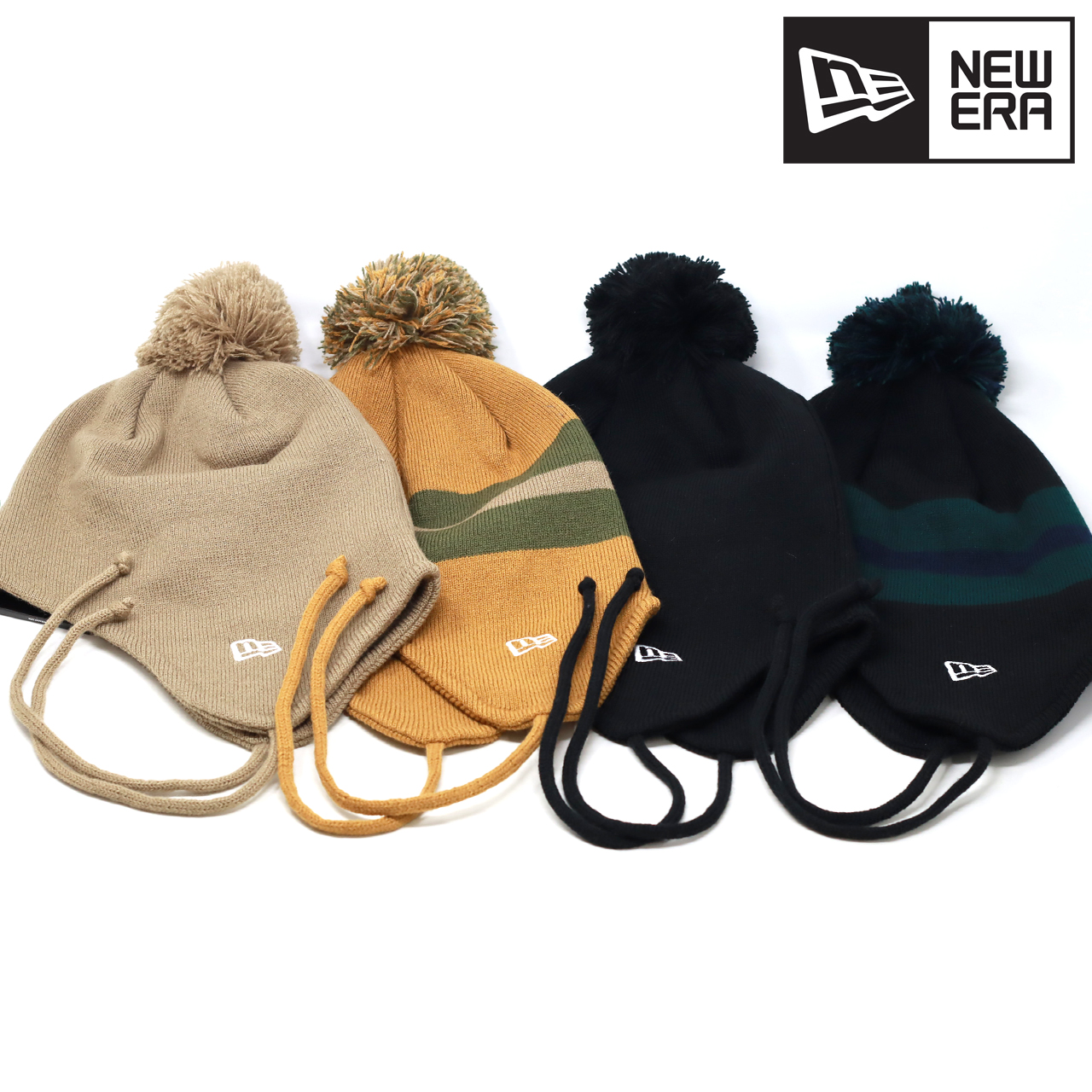 NEW ERA ニューエラ ポンポンニット イヤーフラップ NEWERA Ear