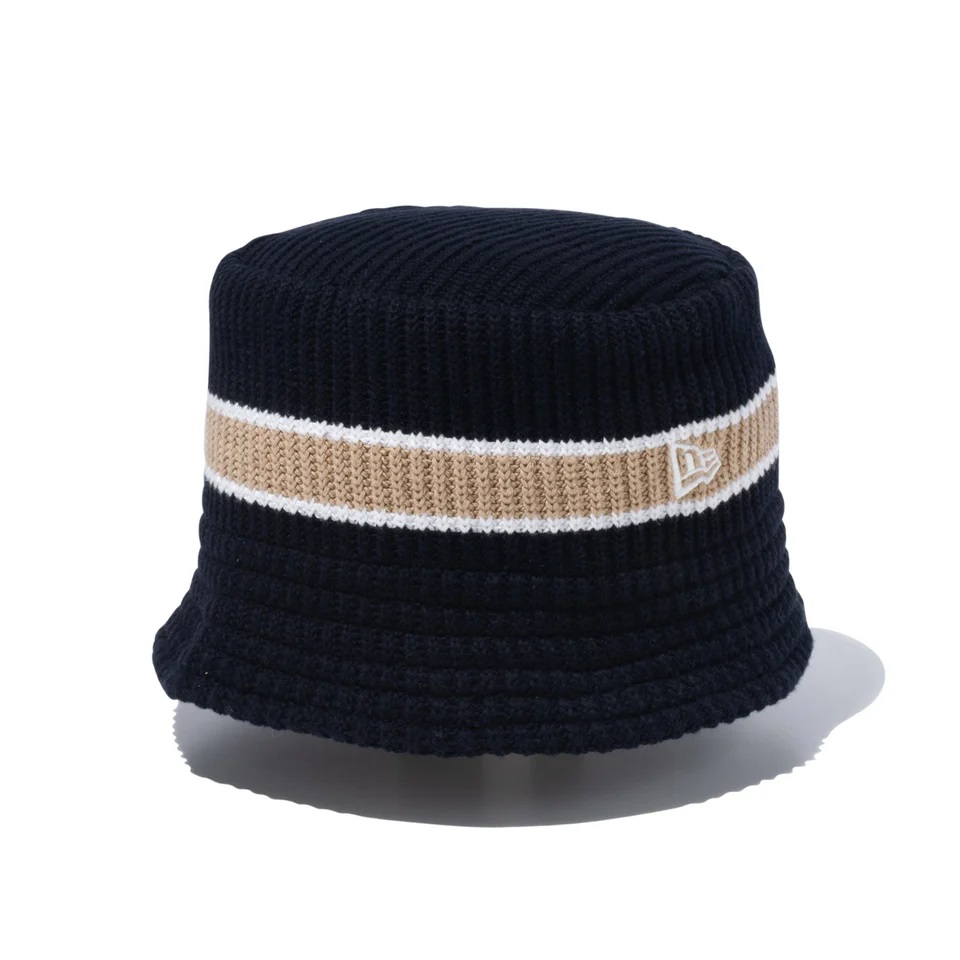 ニューエラ ニットバケット 帽子 バケットハット フラッグ NEWERA Knit Bucket 春夏 バケハ ボーダー メンズ レディース フリーサイズ 全4色｜elehelm-hatstore｜02