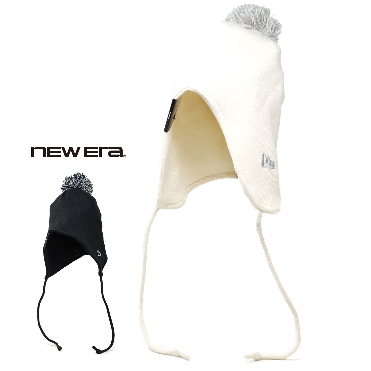 NEW ERA（ニューエラ） ポンポンニット イヤーフラップ NEWERA Pom-Pon