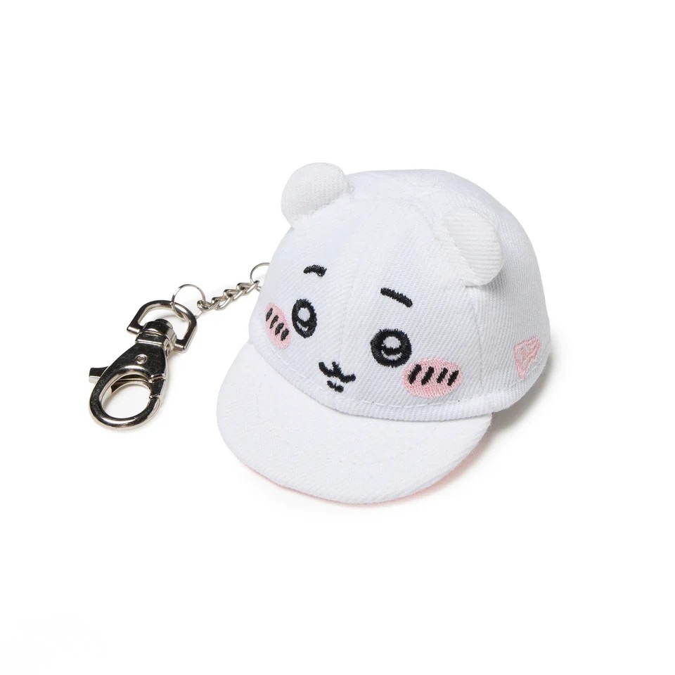 新品未使用ニューエラ ちいかわ　キャップ型キーホルダー　2個セットステッカー付き NEW ERA（ニューエラ） ちいかわ キャップ キャップキーホルダー ちい