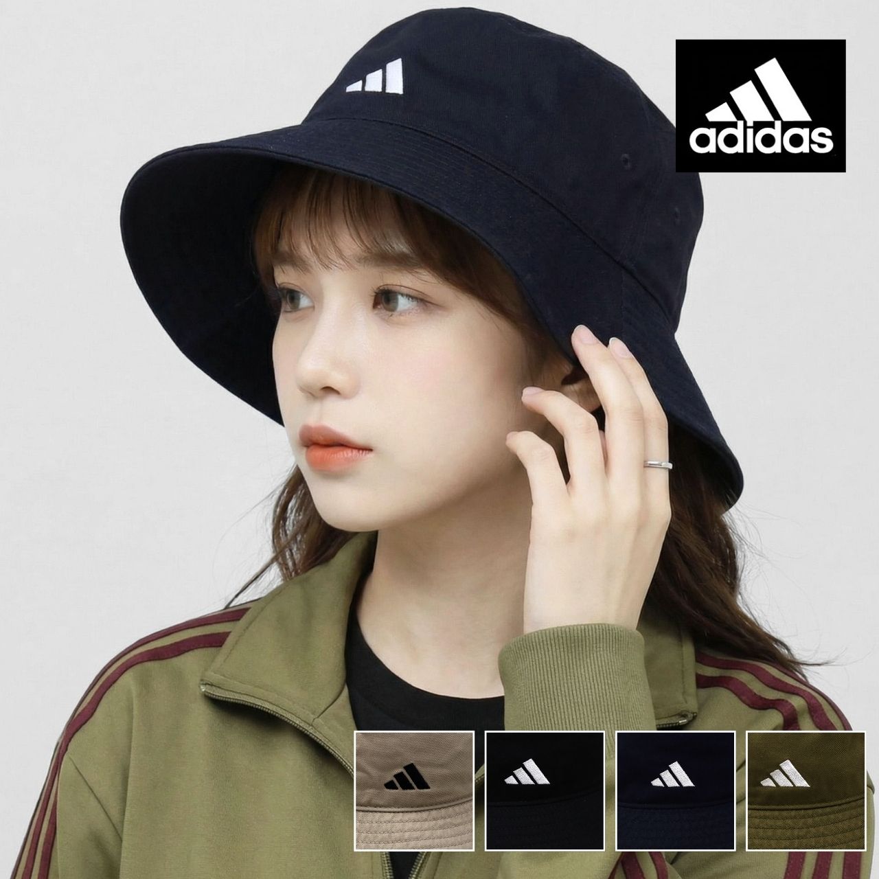 adidas（アディダス） バケットハット 帽子 つば広 ハット メンズ 日よ