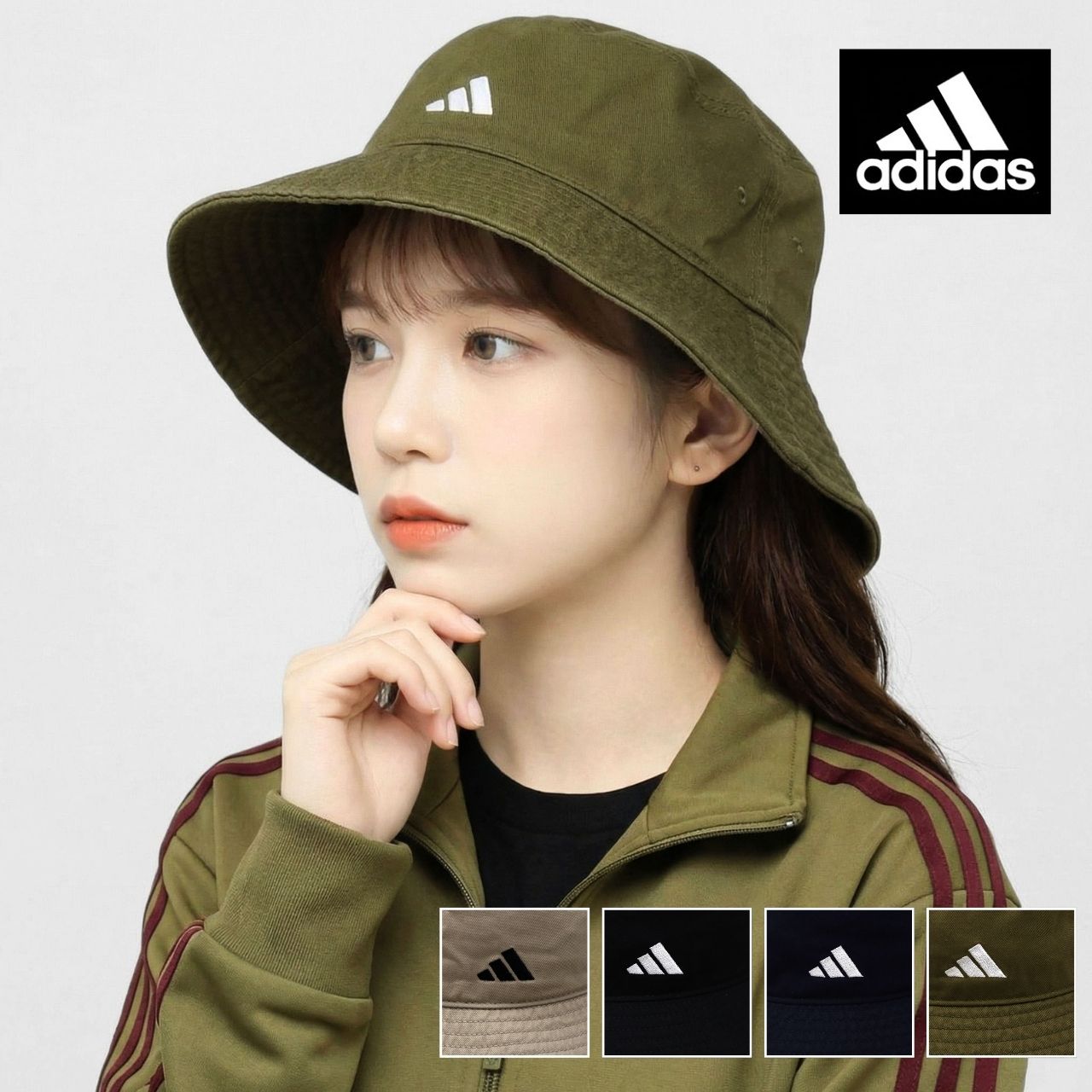 adidas（アディダス） バケットハット 帽子 つば広 ハット メンズ 日よ