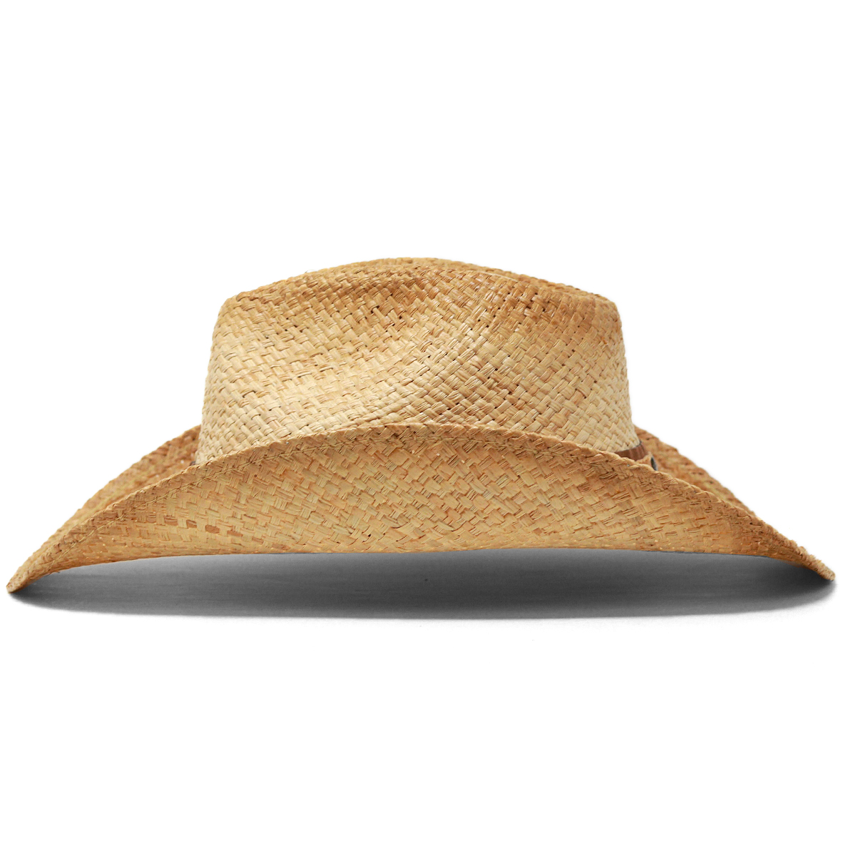 メンズ 春夏 麦わら帽子 ラフィア ウエスタンハット HENSCHEL ハット