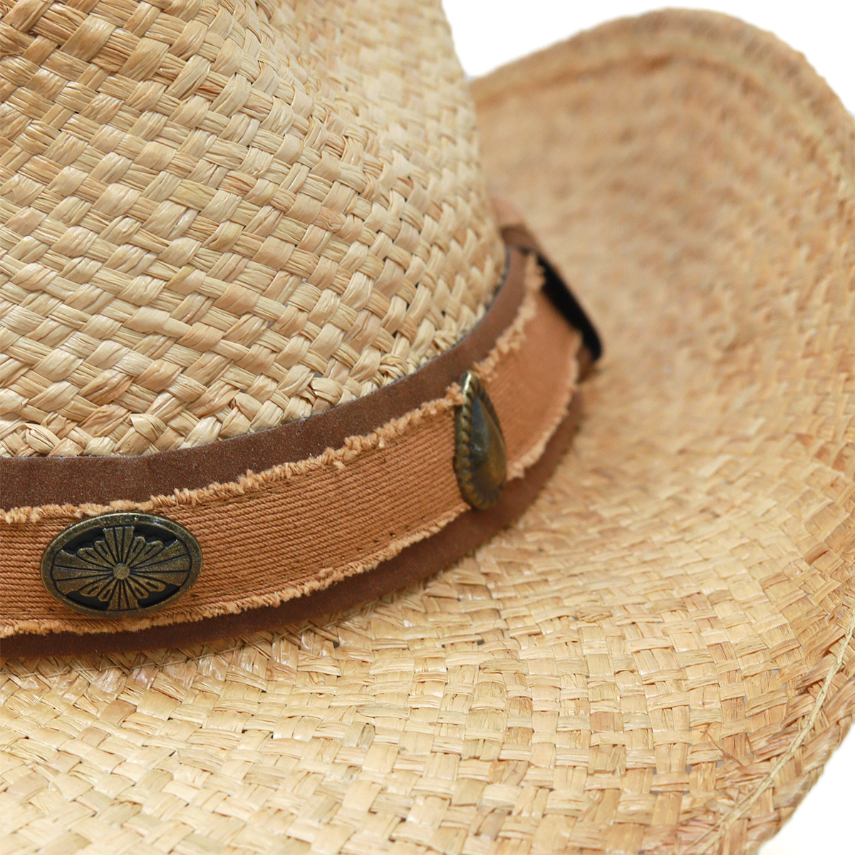 麦わら帽子　ハット ブランド ヘンシェル ストローハット テンガロンハット ラフィア カウボーイハット ナチュラル メンズ 春夏 麦わら帽子 ラフィア ウエスタンハット HENSCHEL ハット