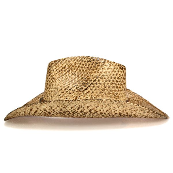 ストローハット メンズ レディース ヘンシェル カウボーイ ラフィア