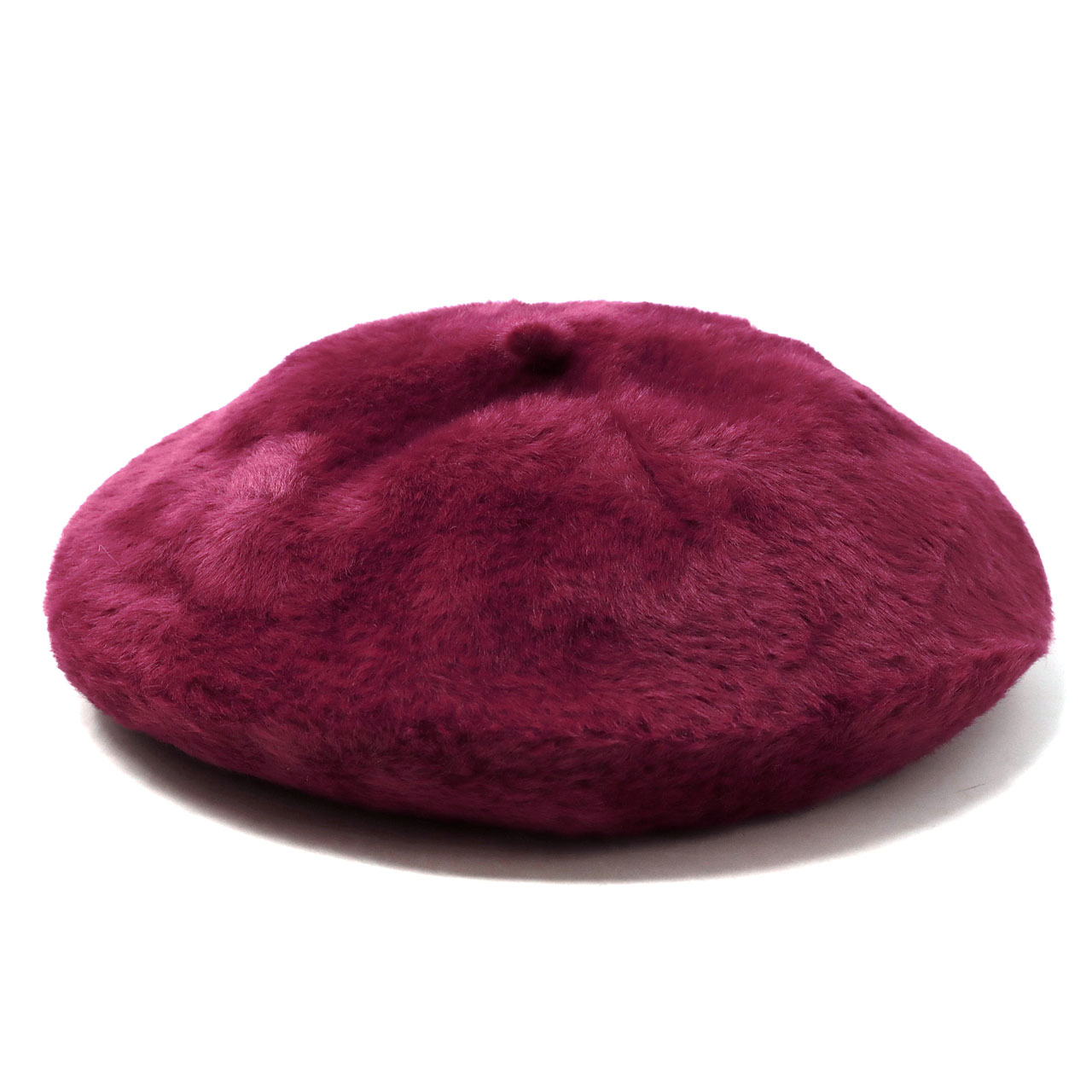 ファーベレー もこもこ ベレー ファー 帽子 ベレー帽 レディース