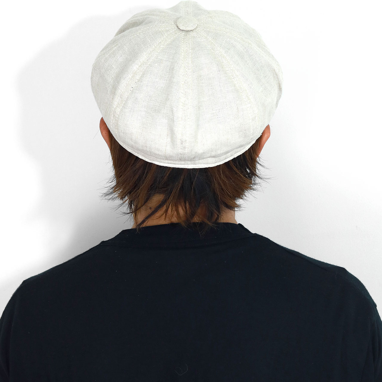 キャスケット メンズ リネン new york hat 麻素材 ハンチング帽子 