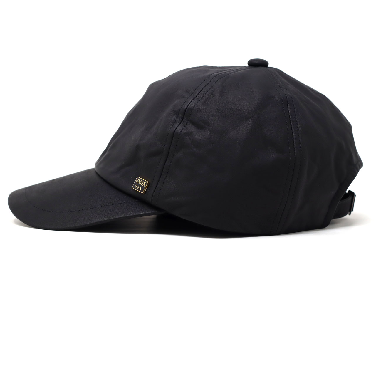 KNOX(革小物) ウォッシャブルレザー レザーキャップ メンズ 紳士