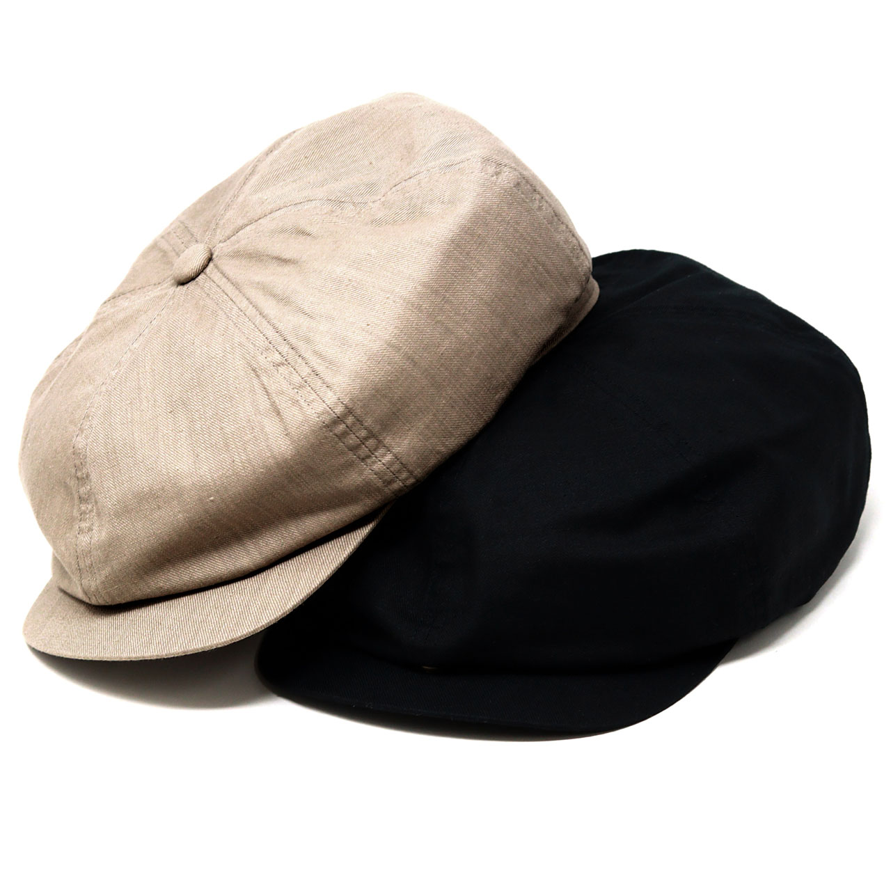 極美品18SS アットラスト リネン ハンチング キャスケット 茶1219N▲ 極美品18SS アットラスト リネン ハンチング キャスケット 茶1219N△