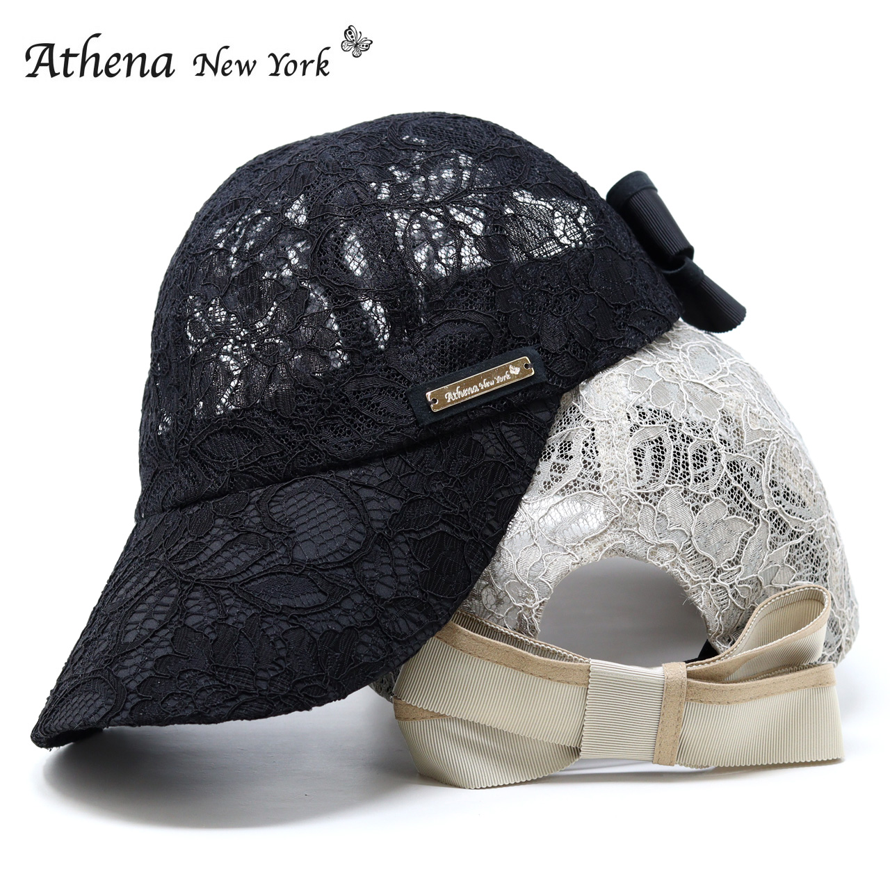 アシーナニューヨーク　ウールリボンキャップ　秋冬 Athena New York（アシーナニューヨーク） Bonita キャップ レディース