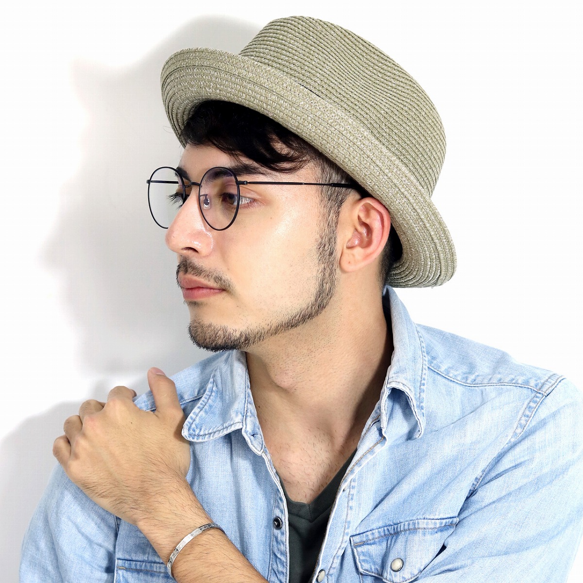 Bailey　ブラウン　ウール　フェルト　ハット　カウボーイ　バックル付き ベイリー ウール カウボーイ ハット（ブラウン）/Bailey Wool
