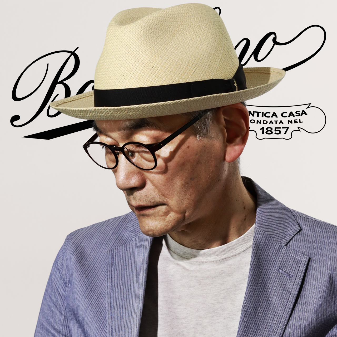 Borsalino（ボルサリーノ） パナマハット メンズ 専用箱付き