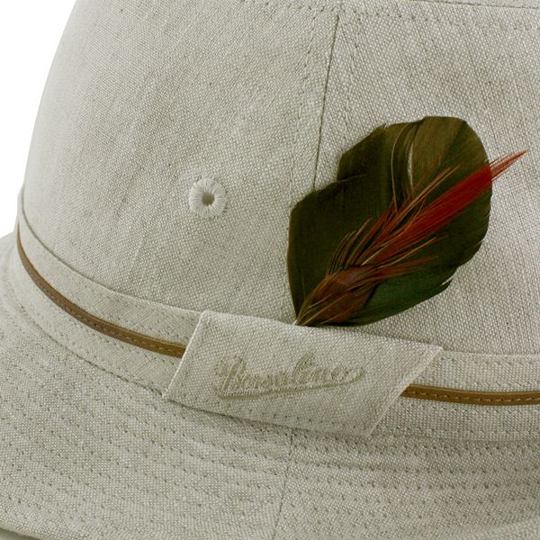 Borsalino ボルサリーノ ハット ベージュ バケットハット新品 アルペン Borsalino 日本製 ボルサリーノ パッチワーク アルペン サファリ