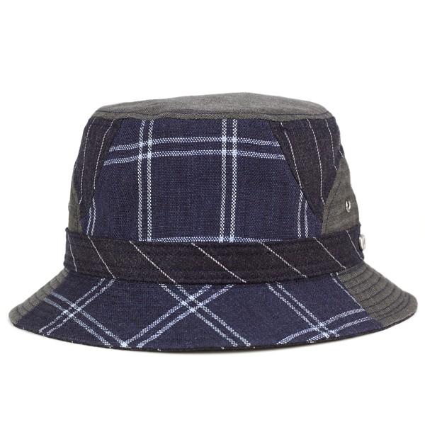 ネイビー バケットハット ジッパーポケット付　ボルサリーノ　borsalino Borsalino ボルサリーノ バケット ハット「Rain Bucket」レイン