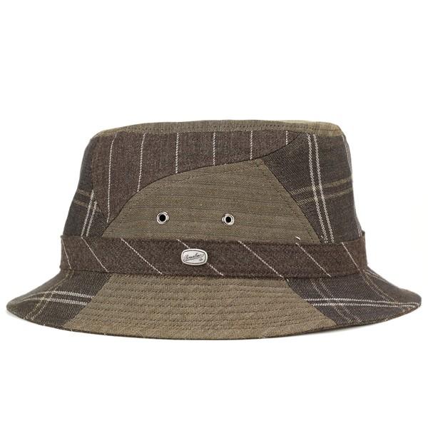 Borsalino チェック柄 バケットハット Borsalino バケットハット 夏の帽子 ボルサリーノ メンズ