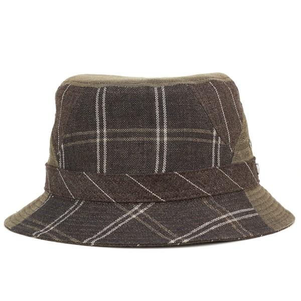 Borsalino チェック柄 バケットハット Borsalino バケットハット 夏の帽子 ボルサリーノ メンズ