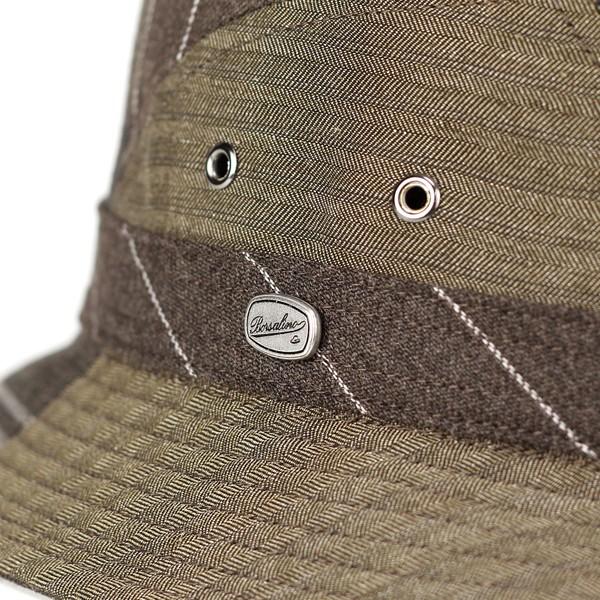 Borsalino バケットハット 夏の帽子 ボルサリーノ メンズ